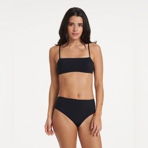 VUORI - Dune Bikini Top - Women's Swim Top - Size Large in Black